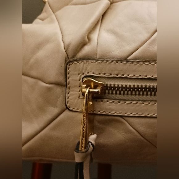 Vintage Marc Jacobs quilted ivory genuine leather shoulder bag - Picture 6 of 16
